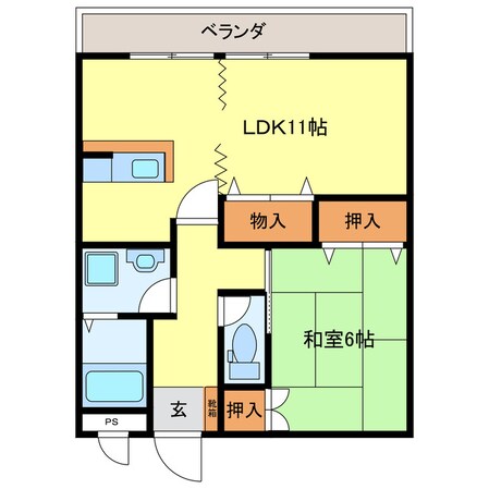 銀座壱番館の物件間取画像